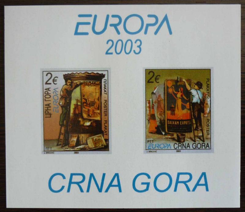 MONTENEGRO - BLOCK 2003 - MNH - PRIVATE ISSUE! crna gora yugoslavia J3