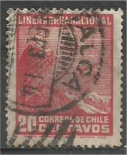 CHILE, 1931  used 20c ,Andes Scott C24