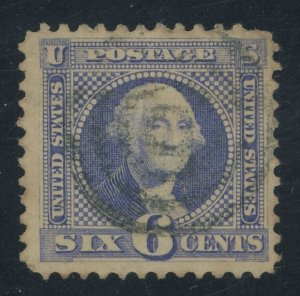 USA 115 - 6 cent Pictorial - F/VF Used but with light overall toning - faint cxl