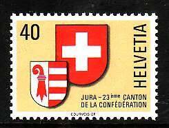 Switzerland-Sc#666- id5-unused NH set-Arms-1978-