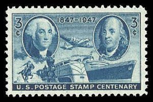 PCBstamps   US # 947 3c Stamp Centenary, MNH, (5)