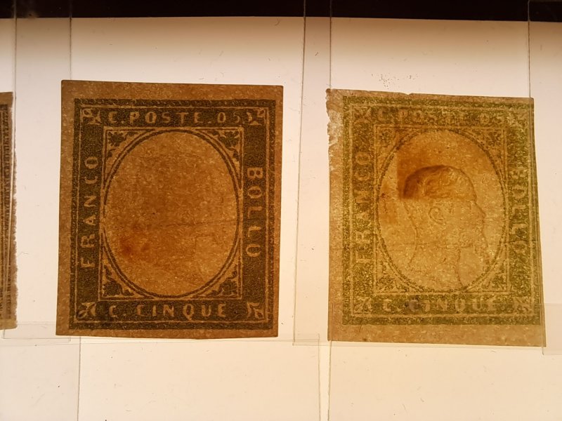 Italy Sardinia 1855–63 King Victor Emmanuel II – 9 MNG/MH_ Variations