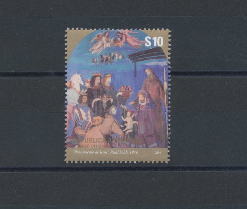 2014 Argentina, Christmas, Frescoes, n . 1689, Joint Issue - MNH **