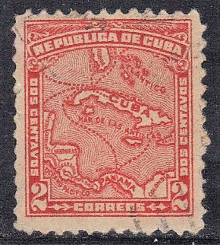 CUBA SC# 255 **USED** 2c  1914-15     SEE SCAN