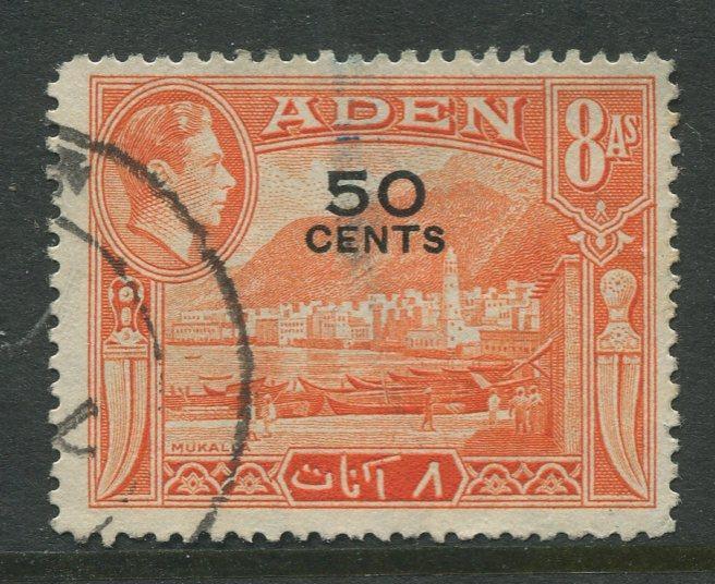 STAMP STATION PERTH Aden #41 - KGVI Definitive Overprint 1951 Used CV$0.50.