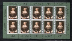 Lithuania Sc 538 1996  Europa stamp sheet mint NH