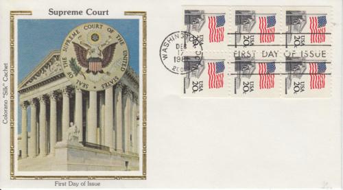 1981 Flag over Supreme Court BP (Scott 1896a) Colorano FDC