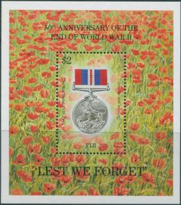 Fiji 1995 SG911 War Medal MS MNH