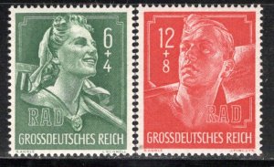 Germany Reich Scott # B281 - B282, mint nh