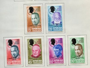 TOGO HUMAN RIGHTS MARTIN L KNG, JR. ROBERT KENNEDY OVPT EISENHOWER SET NH