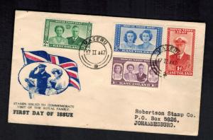 1947 Basutoland Royal Visit First Day Cover to South Africa