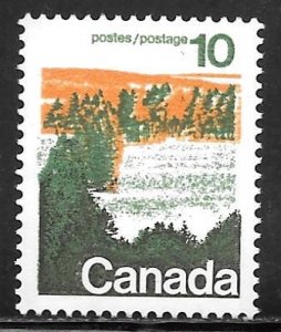 Canada 594a: 10c Forest area in central Canada, MH, VF