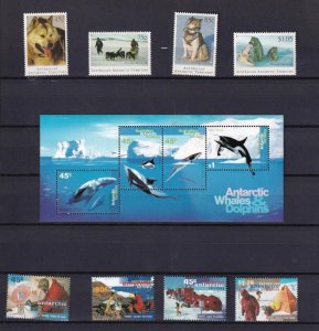 AUSTRALIAN ANTARCTIC TERRITORY SELECTION SETS S/SHEETS ETC ALL MNH