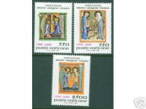 VATICAN Scott 826-828 MNH** Religious Art stamp set