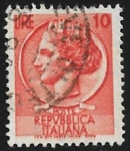 Italy Scott # 676 Used. All Additional Items Ship Free.