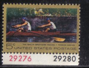 1335 - .05 Thomas Eakins mnh f-vf. plate# single