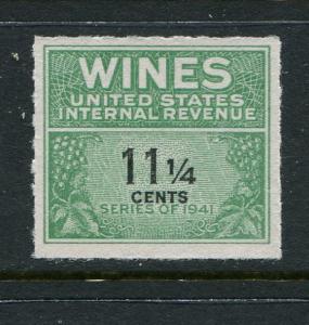 United States Wine Revenue #RE124 Mint No Gum As Issued