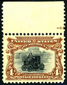 U.S. #296 MINT OG VVLH