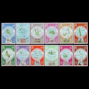 NEW HEBRIDES FR. 1977 - Scott# 258-70 Miss 25c Set of 12 NH
