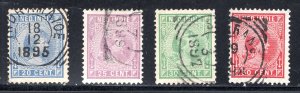 Netherlands Indies #26-29   VF Used, Partial Set, CV $9.35 .... 4220020