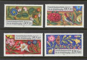 Germany Berlin Sc# 9NB227-9NB230 MNH 1985 50+20pf-120+60pf Prayer Book