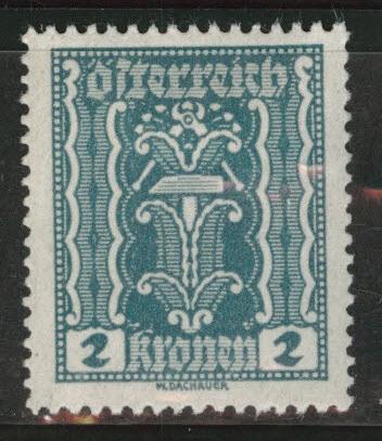 Austria Scott 252 MH* stamp from 1922-24 set