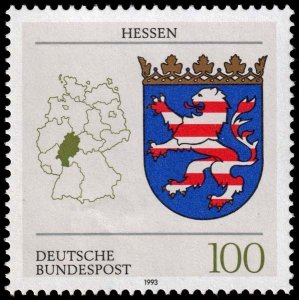 Germany - Scott 1705 - Mint-Never-Hinged - Creasing