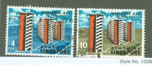 Singapore #70-71 Used Single (Complete Set)