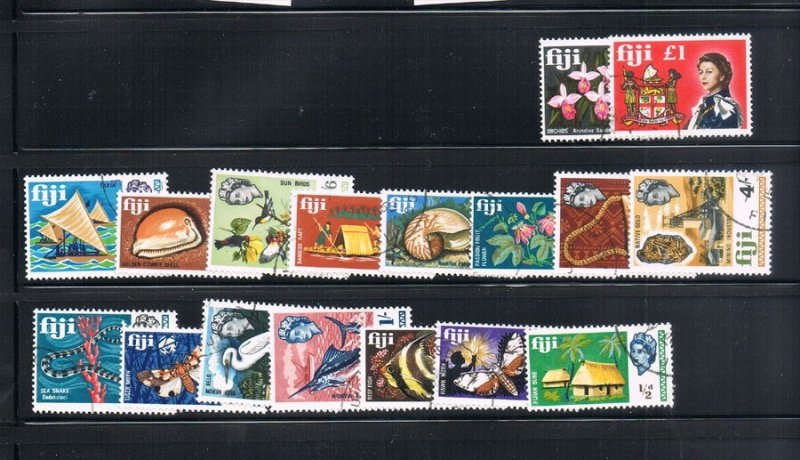 Fiji 1968 Sc 240-256 set FU