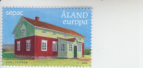 2019 Aland Islands Old Residential Buildings SEPAC (Scott 421) MNH