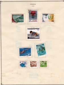 India Stamp Collection on pages   ......see details below