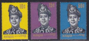 Malaysia # 79-81,  Mint H, 1/2 Cat