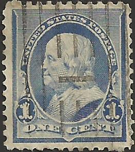 # 219 DULL BLUE USED BEN FRANKLIN SCV-0.75