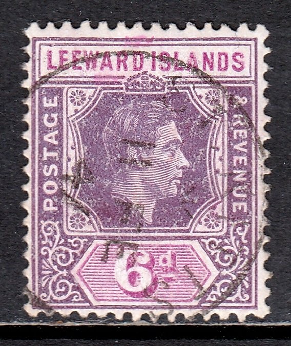 Leeward Islands - Scott #110a - Used - Appears CTO - SCV $6.50