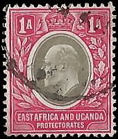 EAST AFRICA AND UGANDA   #18 USED (2)