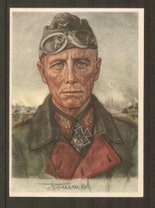 GERMANY W.Willrich card depciting General Fieldmarshal Rommel