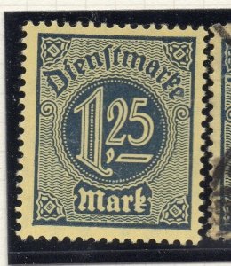 Germany 1920-22 OFFICIAL Early Issue Fine Mint Hinged 1.25M. 270514