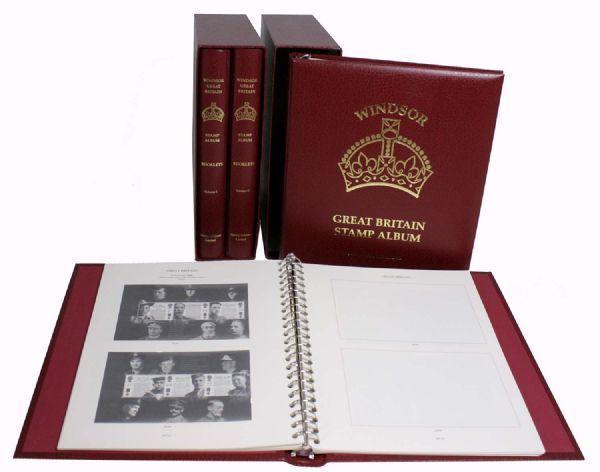 New Stanley Gibbons Windsore Elite Booklet Stamp Albums 4 Volumes Set R3424