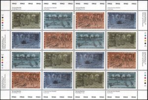 CANADA SC#1503-1506 SECOND WORLD WAR - 1943 (1994) MNH