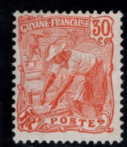 French Guiana Scott 65 MH* Gold Washer stamp