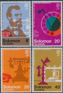 Solomon Islands 1976 SG326-329 Telephone set MNH