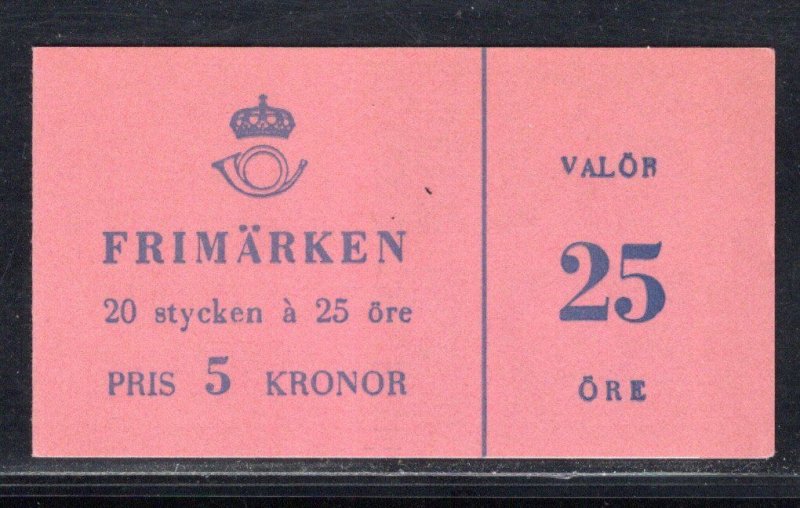 SWEDEN SC# 461c COMP BKLT TYPE B2a FVF/MNH