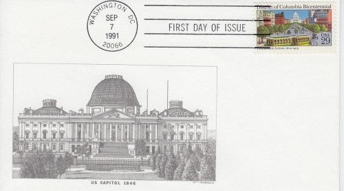 1991 District of Columbia (Scott 2561) DeSpain FDC