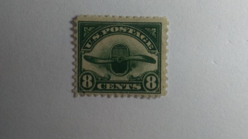 SCOTT # C-4 USED AIRMAIL VERY LIGHT CANCEL VERY NICE STAMP !!