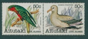 1981 Aitutaki 398-399Paar Birds 9,20 €