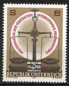 Austria 1981 Congress of the Federation Pharmaceutique Mi. 1679 MNH