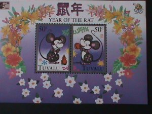 TUVALU-YEAR OF THE LOVELY CARTOON RATS-MNH S/S-VERY FINE WE SHIP TO WORLDWIDE