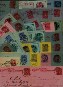Chile 77 used cards pre-1910