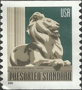 # 3447 USED N.Y. PUBLIC LIBRARY LION