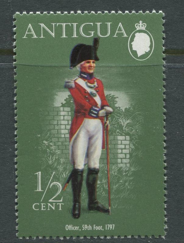 Antigua - Scott 329 - Uniforn Series -1974 - MLH - Single 1/2c Stamp